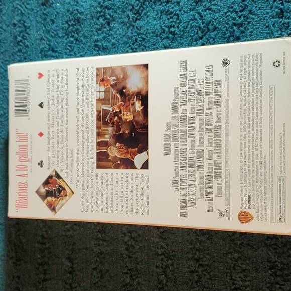 Maverick vhs tape - Picture 2 of 4